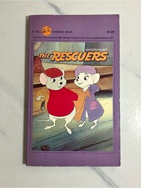 The Rescuers Purple Paperback Story Book